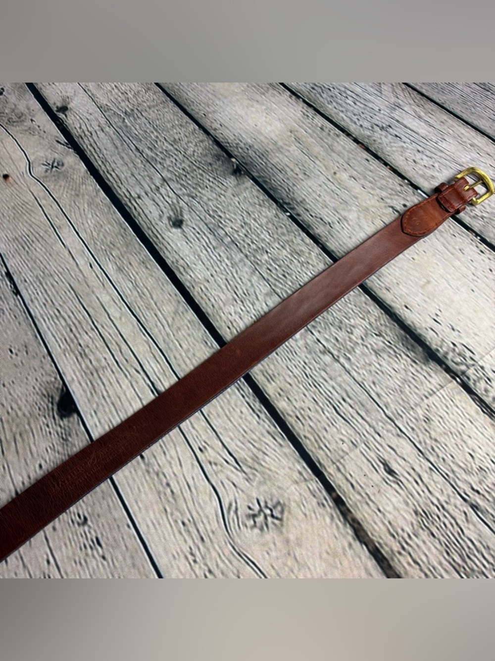 Smathers & Branson Men's Leather Belt American Flag Hand-Stitched Needlepoint 40 - Picture 12 of 12